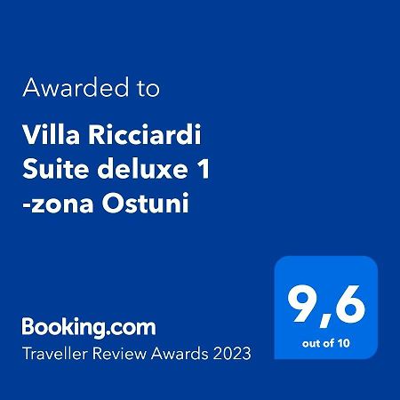 Villa Ricciardi-Suite Famigliare 1-Zona Ostuni 蒙塔尔巴诺 外观 照片